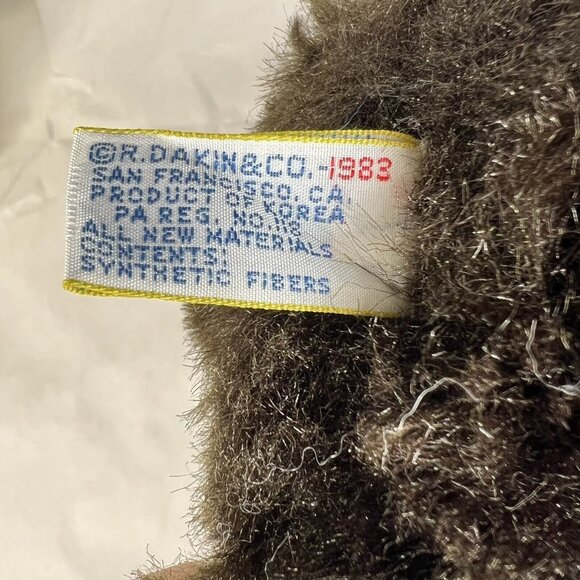 1983 Dakin Nature Babies Goo Goo Gorilla Plush Baby Monkey Pacifier Stuffed - Picture 8 of 11